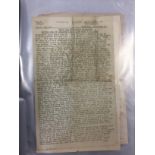 WW2 British 8th Army Field Newspapers "The Tobruk Truth". 15 double sides sheets.