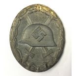 WW2 Third Reich Verwundetenabzeichen 1939 in Gold. 1939 Wound badge in Gold. Zink.