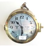 WW2 Third Reich Kriegsmarine Bulkhead U Boat clock.