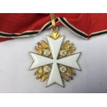 WW2 Third Reich Verdienstkreuz I. Stufe des Ordens vom Deutchen Adler mit Schwerten.