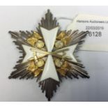 WW2 Third Reich Deutsche Adlerorden Stern mit Schwerten. Order of the German Eagle Star with Swords.
