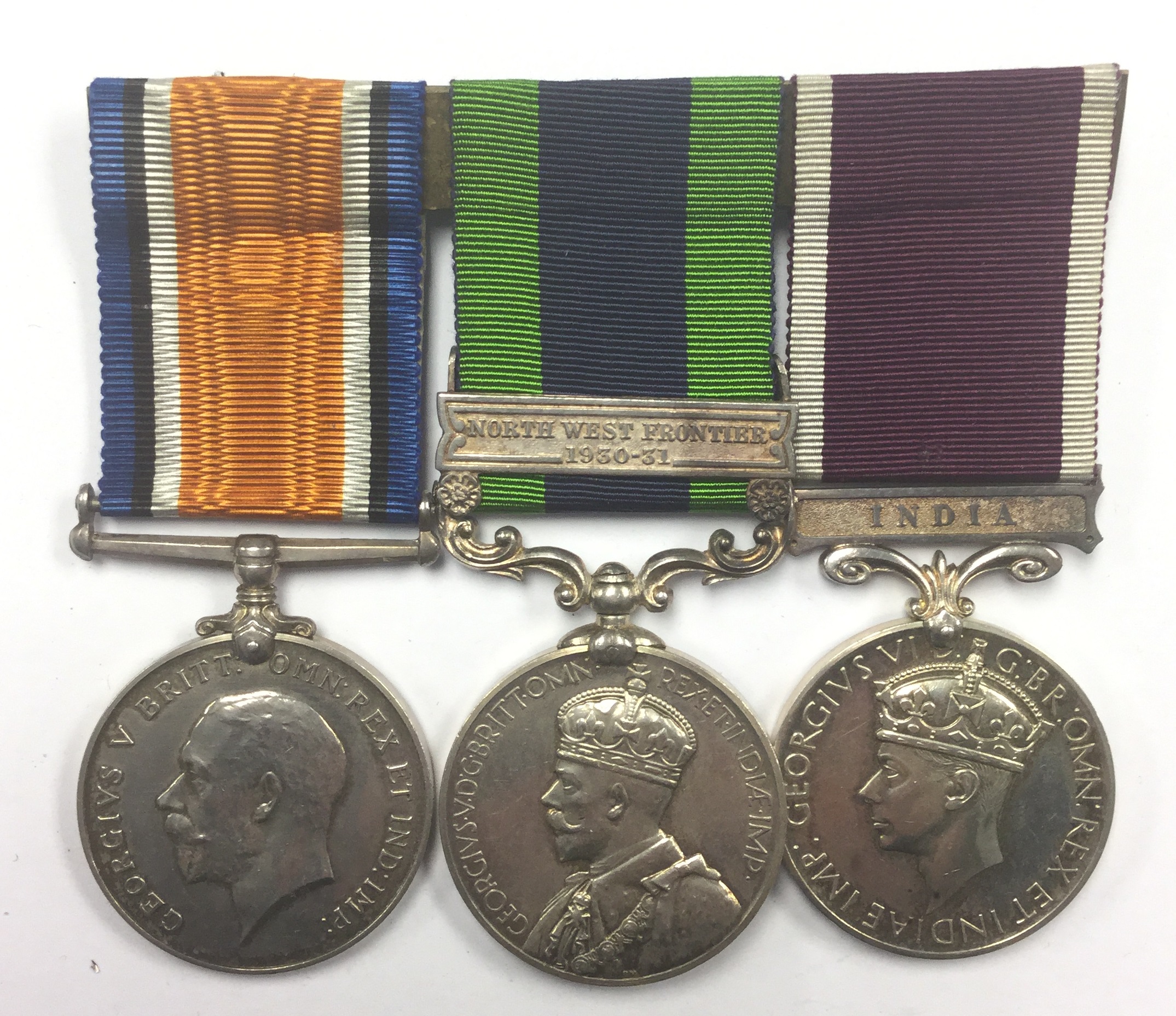 WW1 British and later medal group to 5719466 S Sgt WJH Barnes, IASC.