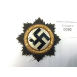 WW2 Third Reich Deutscher Kreuz im Gold. German Cross in Gold.