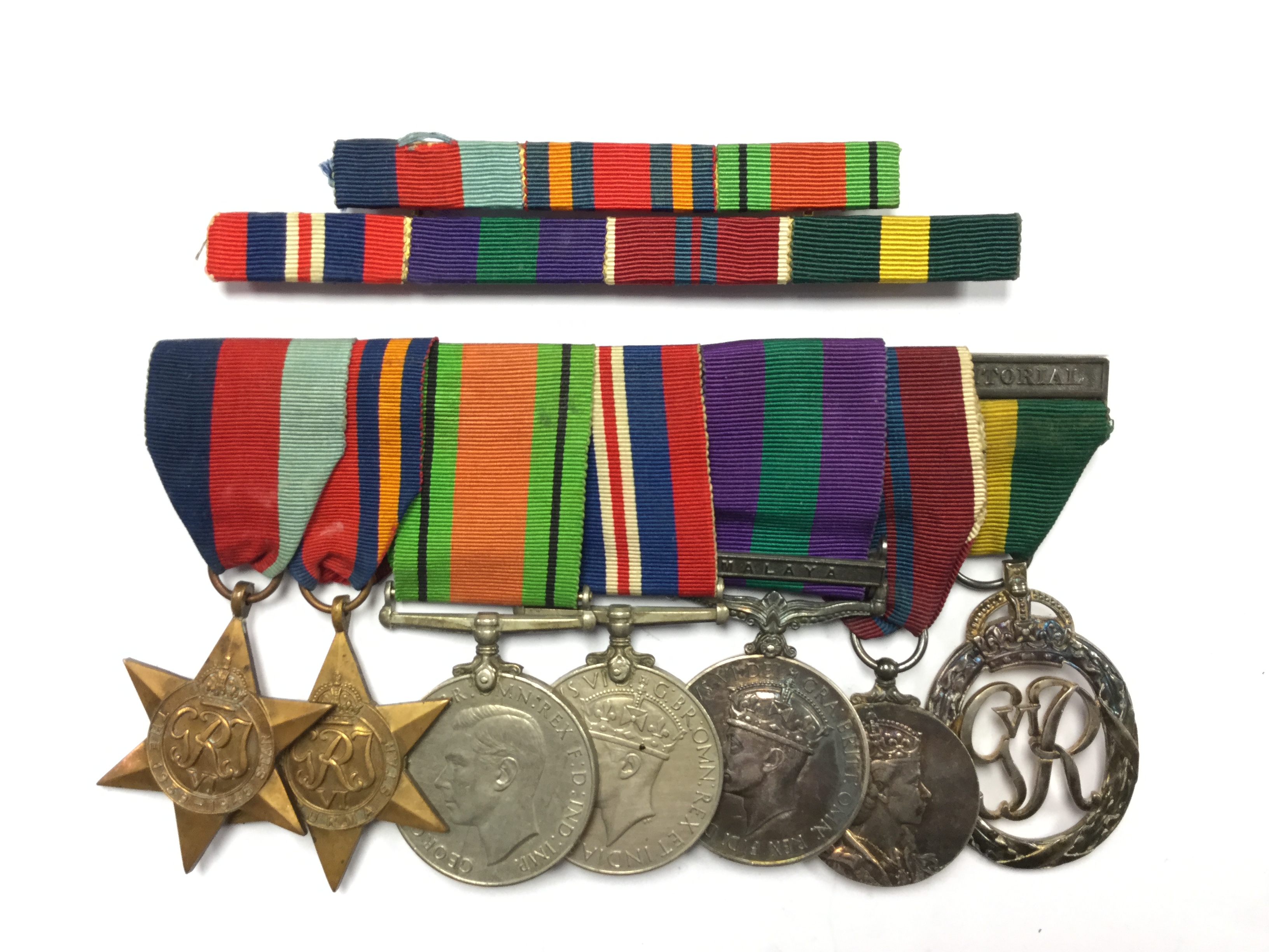 WW2 British Medal Group to Capt RW Barton, RA comprising of 1939-45 Star, Burma Star, War Medal,