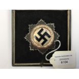 WW2 Third Reich Deutsches Kreuz in Silber - German Cross in Silver.