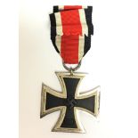 WW2 Third Reich Eisernes Kreuz 2. Klasse. Iron Cross 2nd class 1939. Complete with original ribbon.