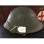 Post War British Mk IV Steel Helmet.