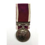 WW2 British Army Long Service and Good Conduct Medal with Regular Army bar to 1068582 WO Cl 3 HC