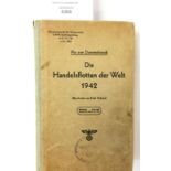 WW2 Third Reich book "Die Handelsflotten der Welt 1942" (Merchant Fleets of the World 1942).