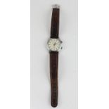 A Rolex Tudor Advisor alarm gentleman's stainless steel wrist watch, c.1960's, manual movement,