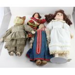 A collection of dolls