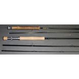 A Hardy The "Favourite Graphite Fly" two piece trout fly rod, 9' #6/7, spigot ferrule and snake