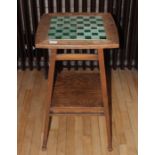 An early 20th cent oak liberty style table