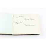 An interesting Autograph album including full page of Beatles signatures , Provenance acquired in