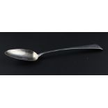 A George IV basting spoon, by Thomas Wallis II & Jonathan Hayne, assayed London 1820, old English