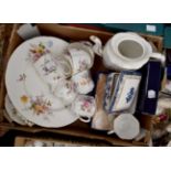 Royal Crown Derby coffee set, Derby Posies and other pieces including coffee pot,