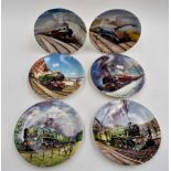 Six Davenport Railway plates,