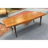 A 1960's teak coffee table by Gordon Russell Ltd of Worcester.