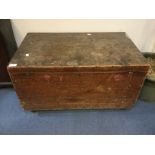 A 19th Century Soldiers travelling chest