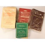Four British Railways timetable books,