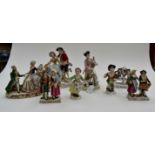 Collection of Continental group figures,