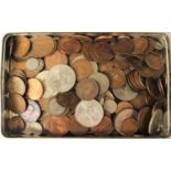 A tin of coins
