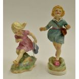 Two Royal Worcester figures;