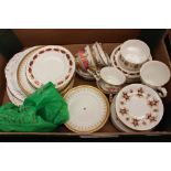 Collection of tea wares 20th Century; Paragon Victoriana Rose,