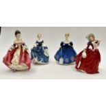 Four Royal Doulton ladies, Hillary, Autumn Breeze,