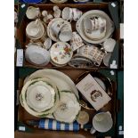 A collection of ceramics including Royal Albert TG Green Cornish Ware, various part tea sets,