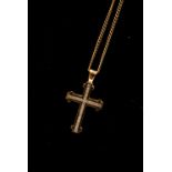 A diamond celebration cross, by the Royal Mint, set in 9ct gold,