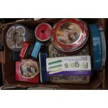 Large quantity of tins including OXO (15)