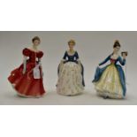 Three Royal Doulton ladies, Winsome Alison Leading Lady,