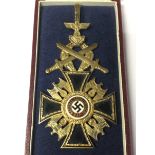 Reproduction WW2 Third Reich Deutscher Orden. German Order. Marked "935" to loop.