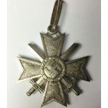 Reproduction WW2 Third Reich Ritterkreuz des Kriegsverdienstkreuzes mit Schwertern - Knights Cross