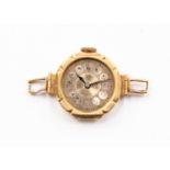 A 9ct gold wrist watch, total gross weight approx 11.