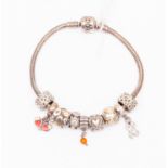 A Pandora bracelet,