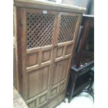 Antique pine food cupboard