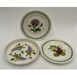 Portmeirion Botanic Garden flan dish, 31 cms diameter approx,