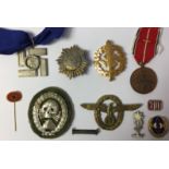 Reproduction WW2 Third Reich medals and insignia: 12 year SS Long Service Medal,