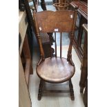 Late 19th Century nursing chair