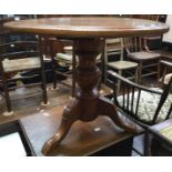 Teak tripod coffee table made in Indonesia