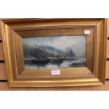 A pair of oil paintings, Henry Hadfield Cubley, British, 1858-1934, Near Penzarn, oil on board,