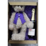 Dean's Ragbook Collectors Club limited edition Bear and Champagne Celebrating 18 years,