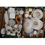 Collection of Royal Doulton cab plates pots,