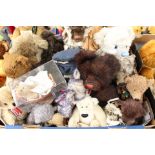 Collection of designer bears including; Heathcliffe by Audrey, Old Blue Eyes by Jancris Bears,