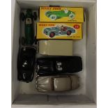 Selection of diecast vehicles including Dinky Cooper-Bristol,