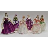 Six boxed Royal Doulton lady figures