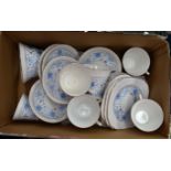 A bell china, late 1930's, painted tea service,