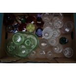 31 pieces of assorted glass ware
